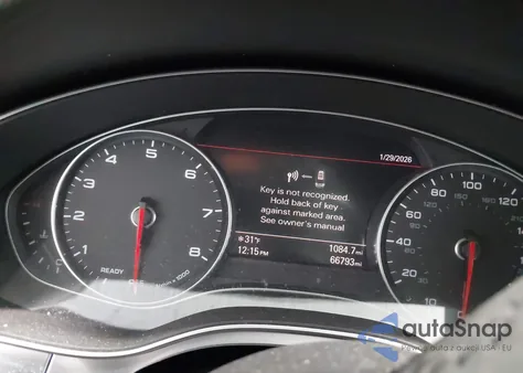 2016 Audi A6 3.0T Premium Plus z USA, uszkodzony, nr VIN WAUFGAFC5GN163296